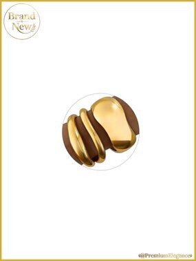 Chunky Gold Bangles Set 3Pc Spring Hinged Stackable Cuff Bracelets Women